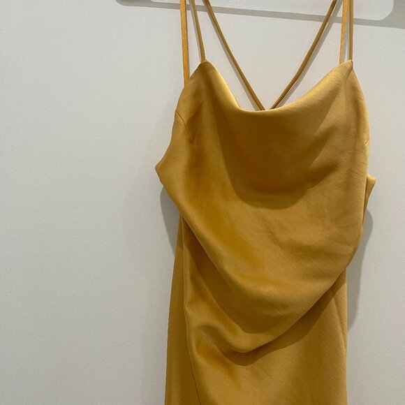 NWT Meshki Sydney Straight Neck Slip Maxi Dress - Picture 2 of 3